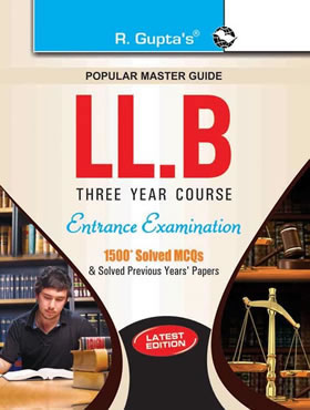 RGupta Ramesh LLB (3 Years Course) Entrance Exam Guide English Medium